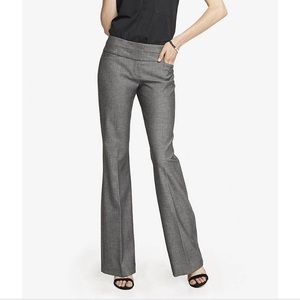 Low Rise Flare Wide Waistband Editor Pant